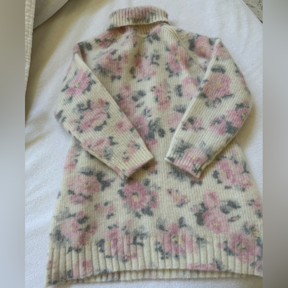 Tartine et Chocolate  size 2A floral sweater dress excellent used condition